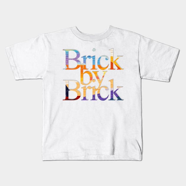 Brick by Brick Kids T-Shirt by afternoontees